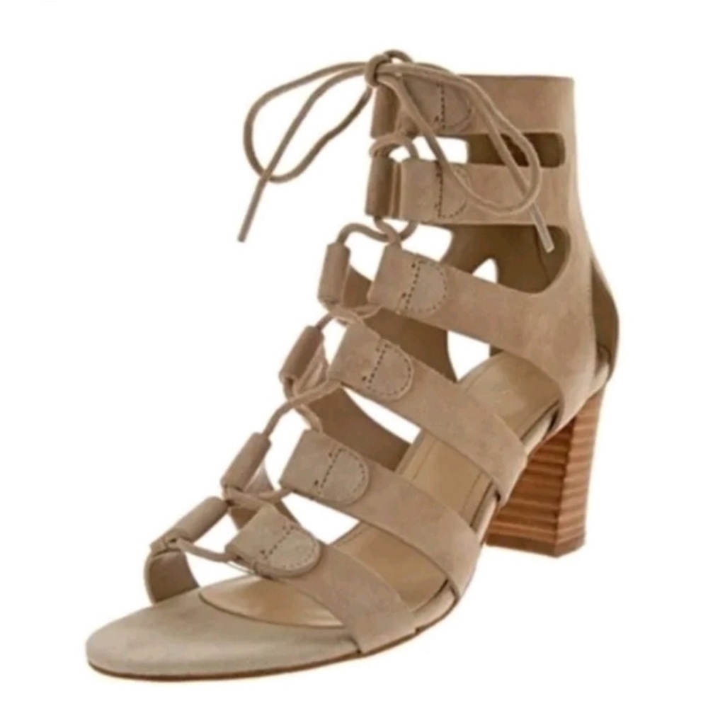 ✨5 for $25✨ Marc Fisher Paradox Lace up Gladiator Stacked Heel Sandals